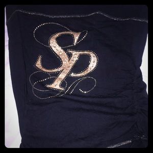 Black south pole top